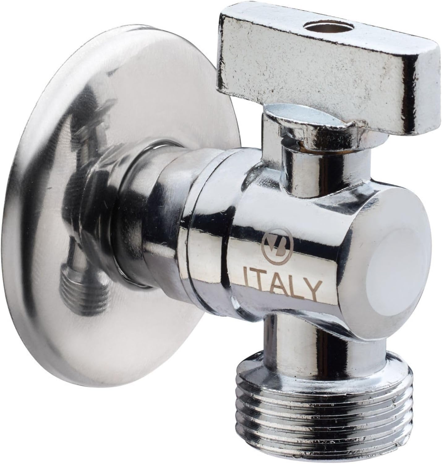 Rubinetto sotto lavabo per lavatrice 1/2" x 3/4"| Rubinetto a squadra | Valvola di ritegno incorporata |Maniglia in metallo | Sotto lavabo lavatrice, rubinetto, lavello
