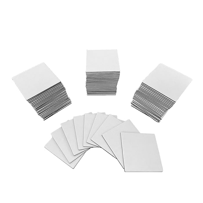 Buy 84 Blank Square Tiles (Same Size as Carcassonne Board Game chit