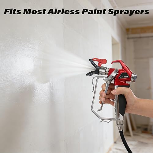 Miniatura 7 de Pro Airless Paint Sprayer Gun, 4000 PSI Spray Paint Gun, Paint Spray Gun with 517 Reversible Tip & Guard & Swivel Joint, Universal for Latex Enamels