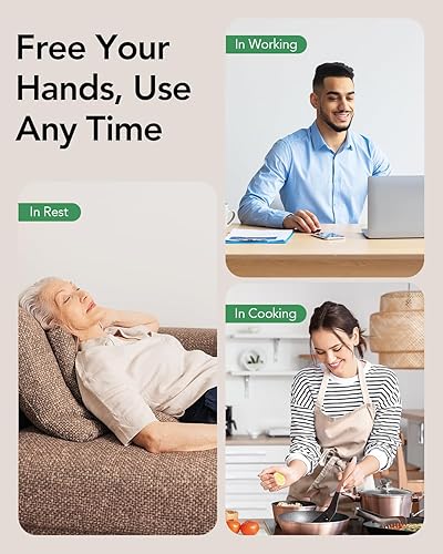 Miniatura 7 de Masajeador eléctrico elegible para la FSA HSA, masajeador abdominal iDOO con calor para aliviar la indigestión, hinchazón, estreñimiento, calambres