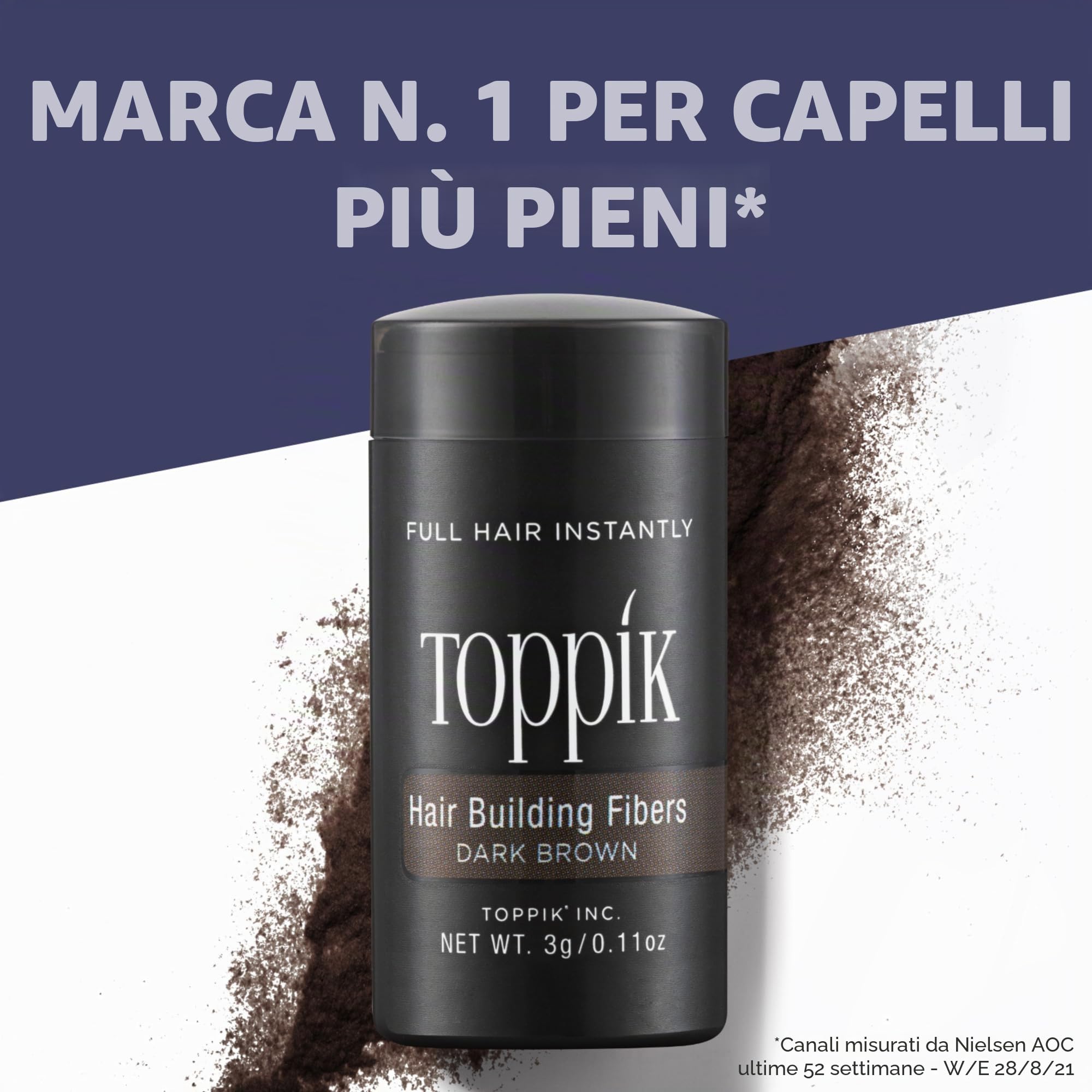 Toppik Fibre di cheratina per la costruzione dei capelli