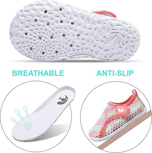 Miniatura 3 de FEETCITY Zapatos Deportivos Acuáticos para Bebés Niños y Niñas Descalzos Calcetines Acuáticos para Niños de Secado Rápido Zapatos para Playa
