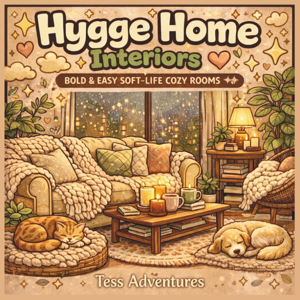 Hygge Home Interiors: Bold and Easy Soft-Life cozy Rooms