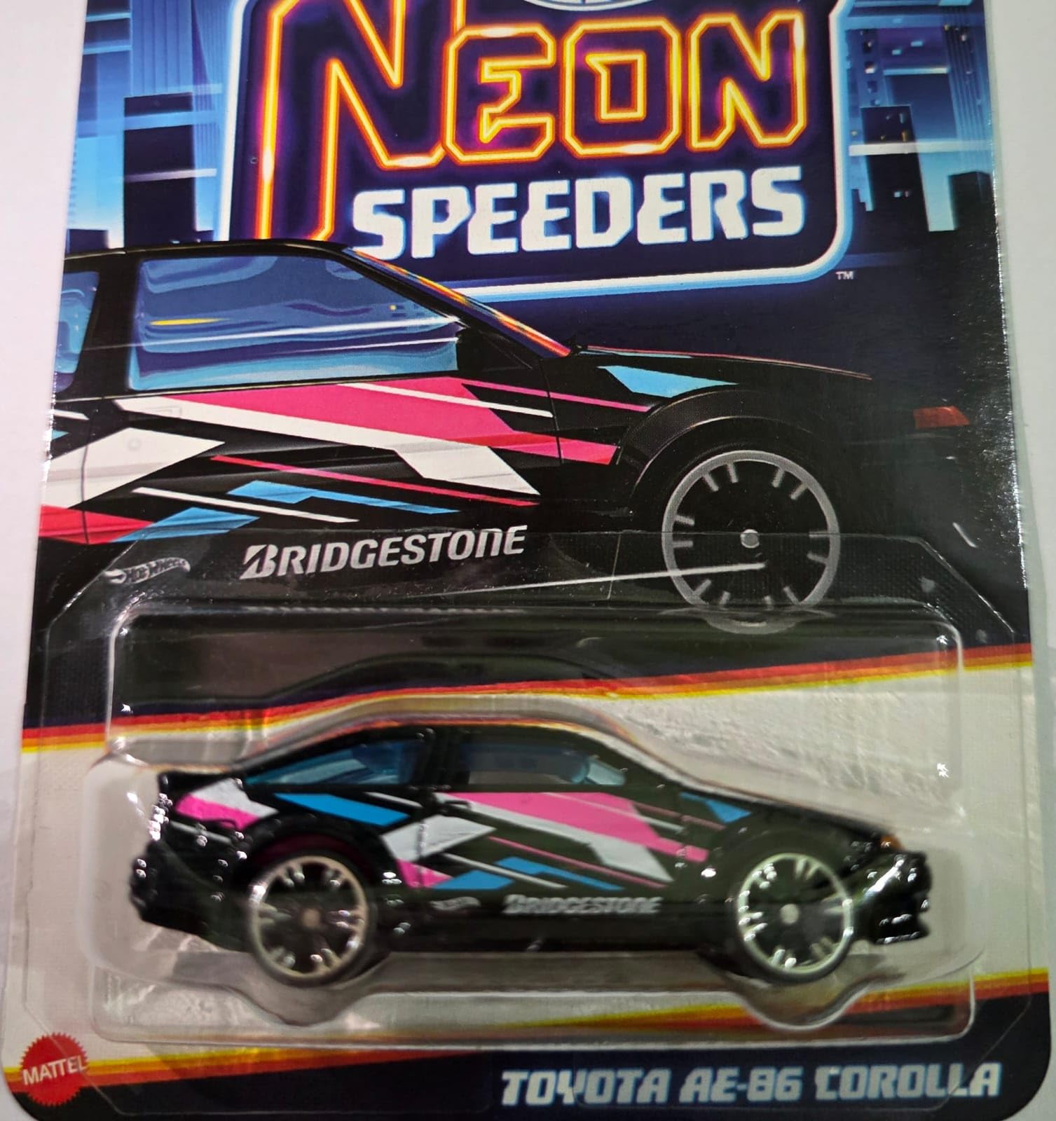 Neon Speeders Toyot@ AE-86 Corolla HW Limited,Rare Collectible