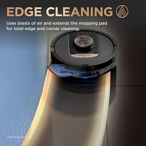 Miniatura 8 de Shark PowerDetect NeverTouch Pro - Robot Vacuum & Mop Combo, Autovaciado, Autorrecarga con almohadilla autolimpiante de lavado y seco, capacidad de