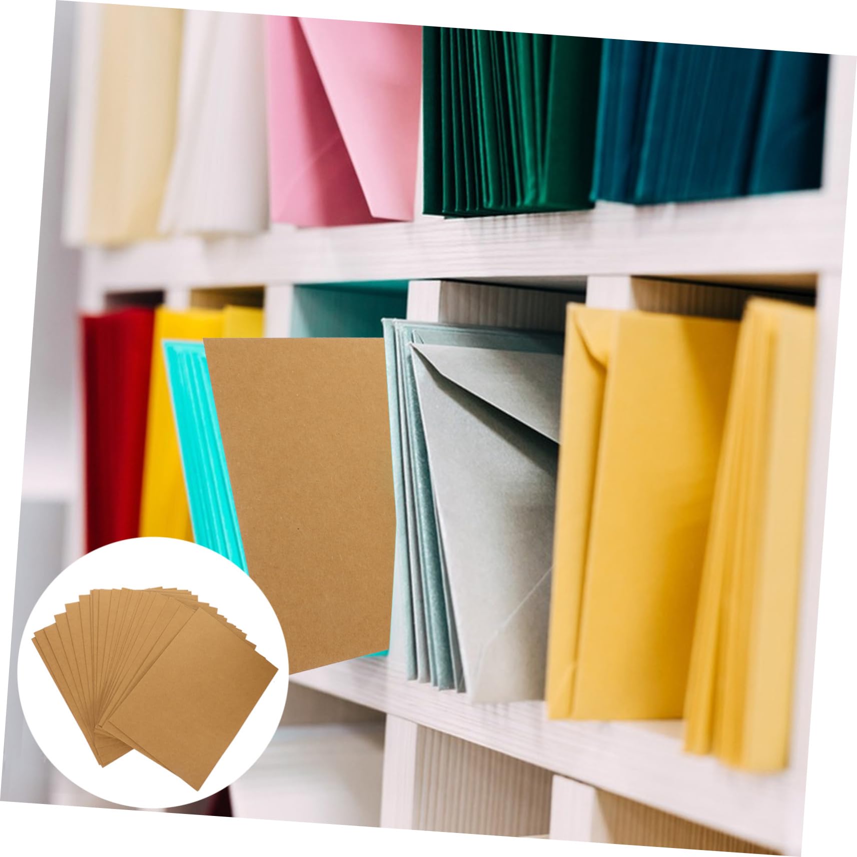 Uonlytech Carpeta de Archivos de Papel Kraft A4 20 Unidades Resistente al Desgaste para Oficina y Estudio Organizador Documentos Presentación