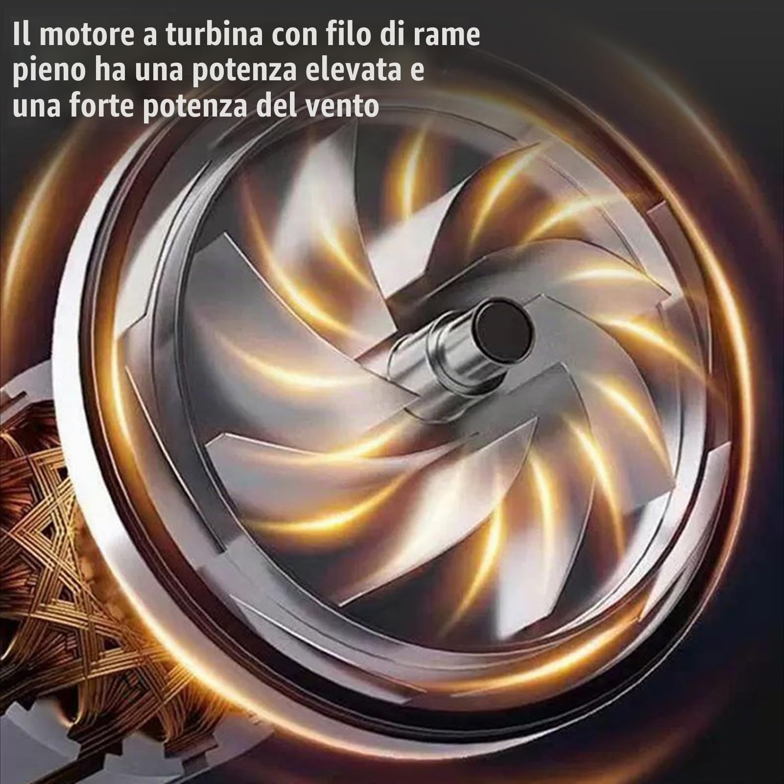 Soffiatore per Foglie Alimentato a Batteria, Mini Soffiatore a Getto con 2 Batterie da 21 V di Grande capacità, Ventilatore a Getto per Asciugatore Portatile per Auto, per