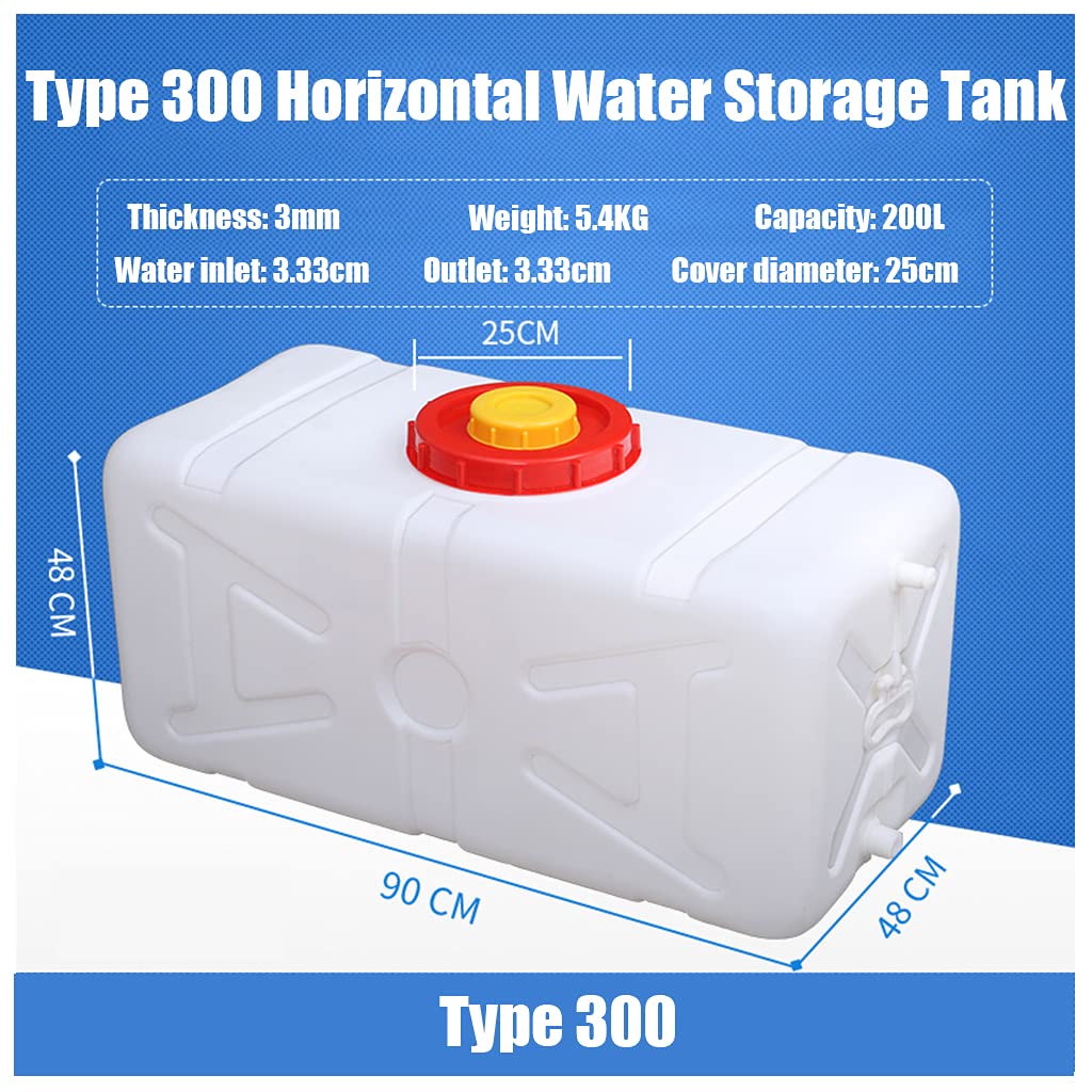 Serbatoio dell'acqua 50L Serbatoio dell'acqua da esterno di grande capacità Serbatoio dell'acqua portatile per il campeggio Contenitore dell'acqua in plastica Distributore d'acqua per campeggio ed es