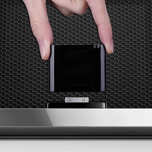 Miniatura 2 de Adaptador inalámbrico Bluetooth 5.0 de 30 pines para Bose SoundDock portátil 10 JBL en altavoz Beat - Negro