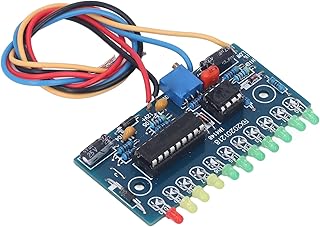 12V 250MA LED Audio LED Audio Indicator Module, LED Audio Module Indicator Module Board10 Segment 3mm LED Power Amplifier VU Meter Amplifier Board for