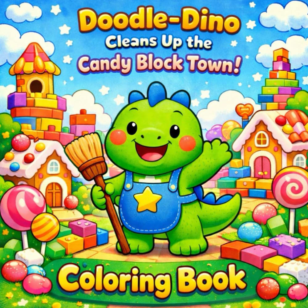 Doodle-Dino: Fun Coloring Pages for Kids