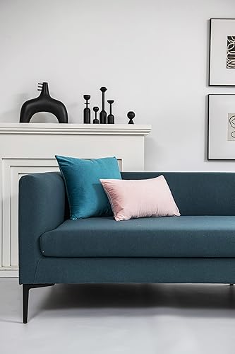 Miniatura 4 de Dezene - 2 fundas decorativas de terciopelo para almohada