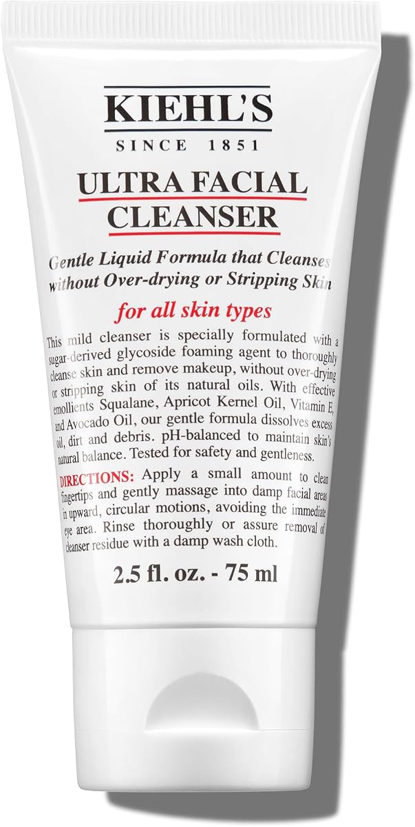 Ultra Facial Cleanser | Foamy Facial Cleanser for Gentle Exfoliation and Moisture - Non-Stripping Formula - Suitable for All Skin Types