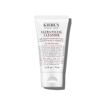 Kiehls Ultra Facial Cleanser, Lightweight Foamy Facial Cleanser, Enriched Formula that Replenishes Skin Barrier, Gently Exfoliates and Moisturizes, Suitable for All Skin Types, Paraben Free