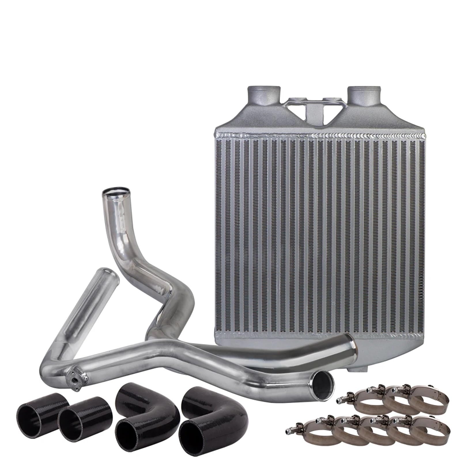 Aweudnhi One Color Intercooler Kit Fit For Seat Ibiza Polo & For Fabia 1.9 For Tdi - Front Mount Intercooler Aluminum Fmic Kit