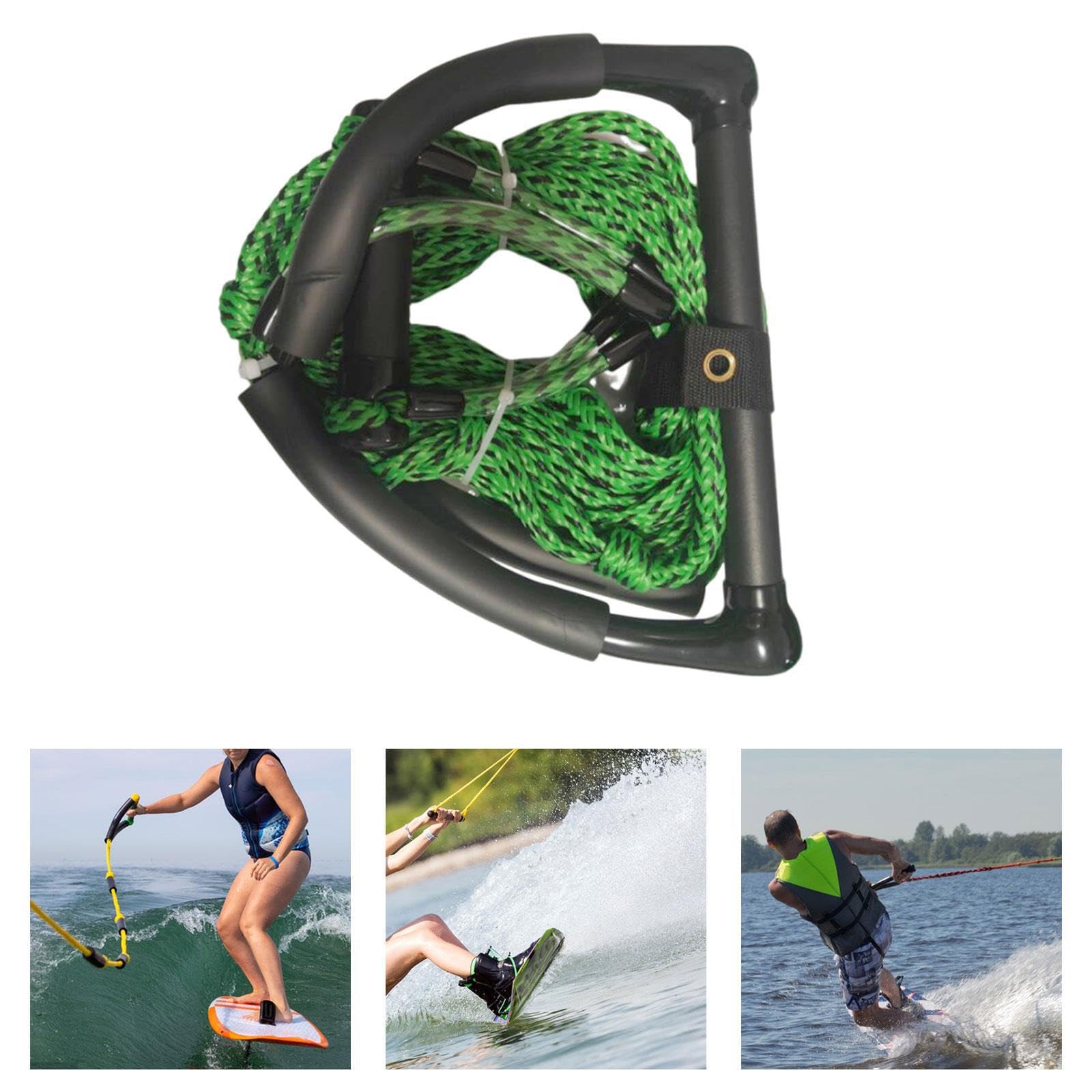Ailan Wassersport Zugseil, Robustes Wakeboard Seil mit komfortablem Griff und 23 m Länge, geeignet für Wasserski und Surfen, komfortabler Griff, multifunktionales