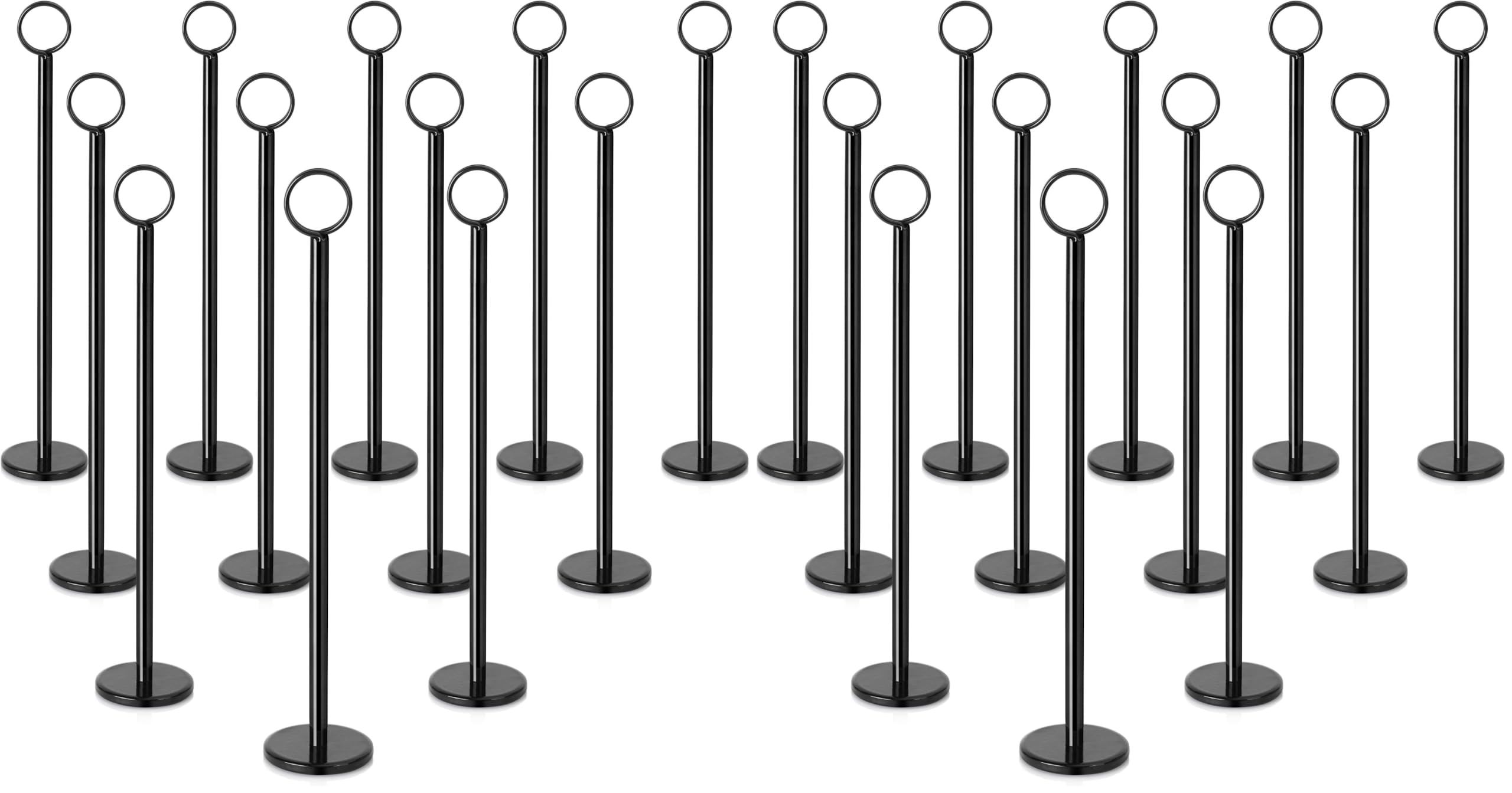 Table Number Holders - Set of 12, Black -9 Table Number Holders - Set of 12, Black -9