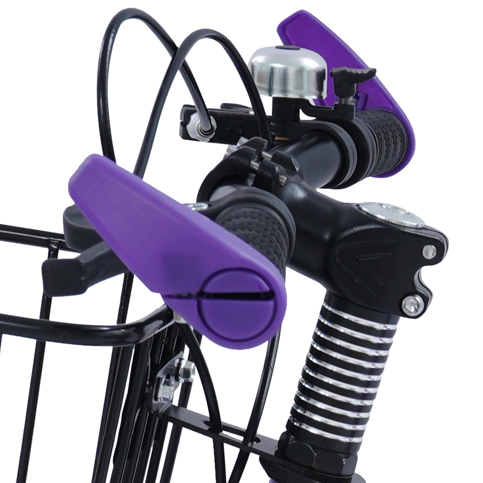 Vélo pour enfant de 14 pouces avec siège arrière, vélo pour enfants avec panier et roues stabilisatrices, vélo pour enfants à partir de 3 ans, garçons et filles, hauteur réglable