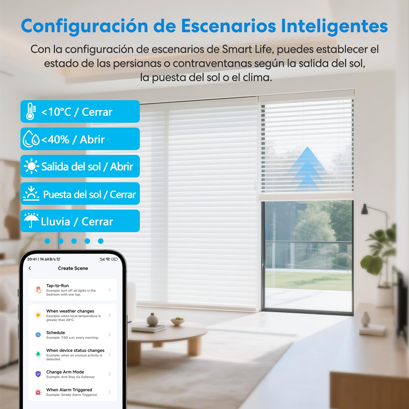 LoraTap Interruptor Persianas WiFi, 4 Piezas Relé de Persiana Temporizador Inteligente para Cortina Eléctrica, Control Remoto por Teléfono, Compatible con Alexa y Google Home para Control de Voz, 300W