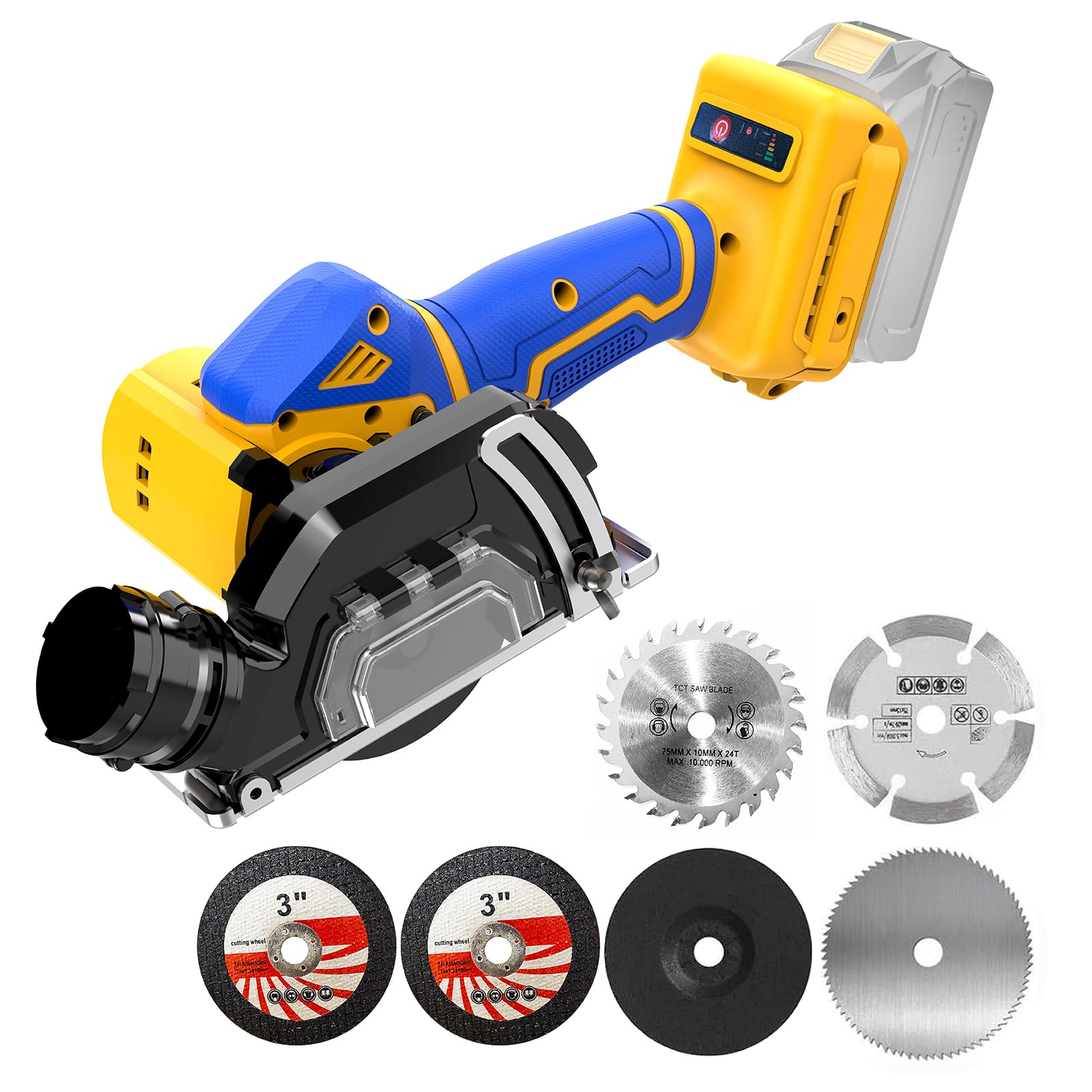 Funnywhale Mini Circular Saw Compatible With DeWalt 20V MAX