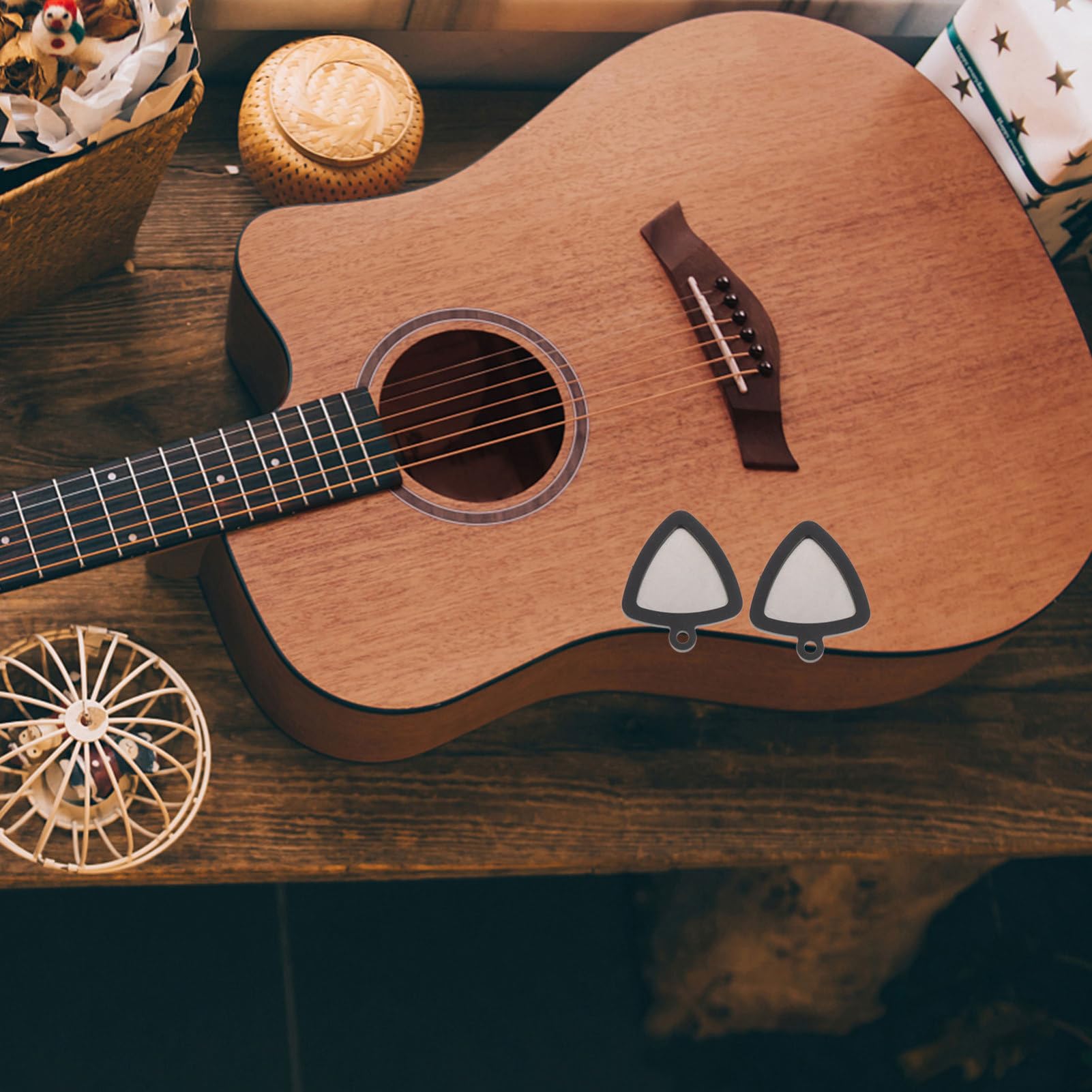 Abaodam 4sätze Guitar Pick Holder Mit -Picks Praktischer Für Gitarrenplektren Für Musiker Und Gitarrenliebhaber Große -