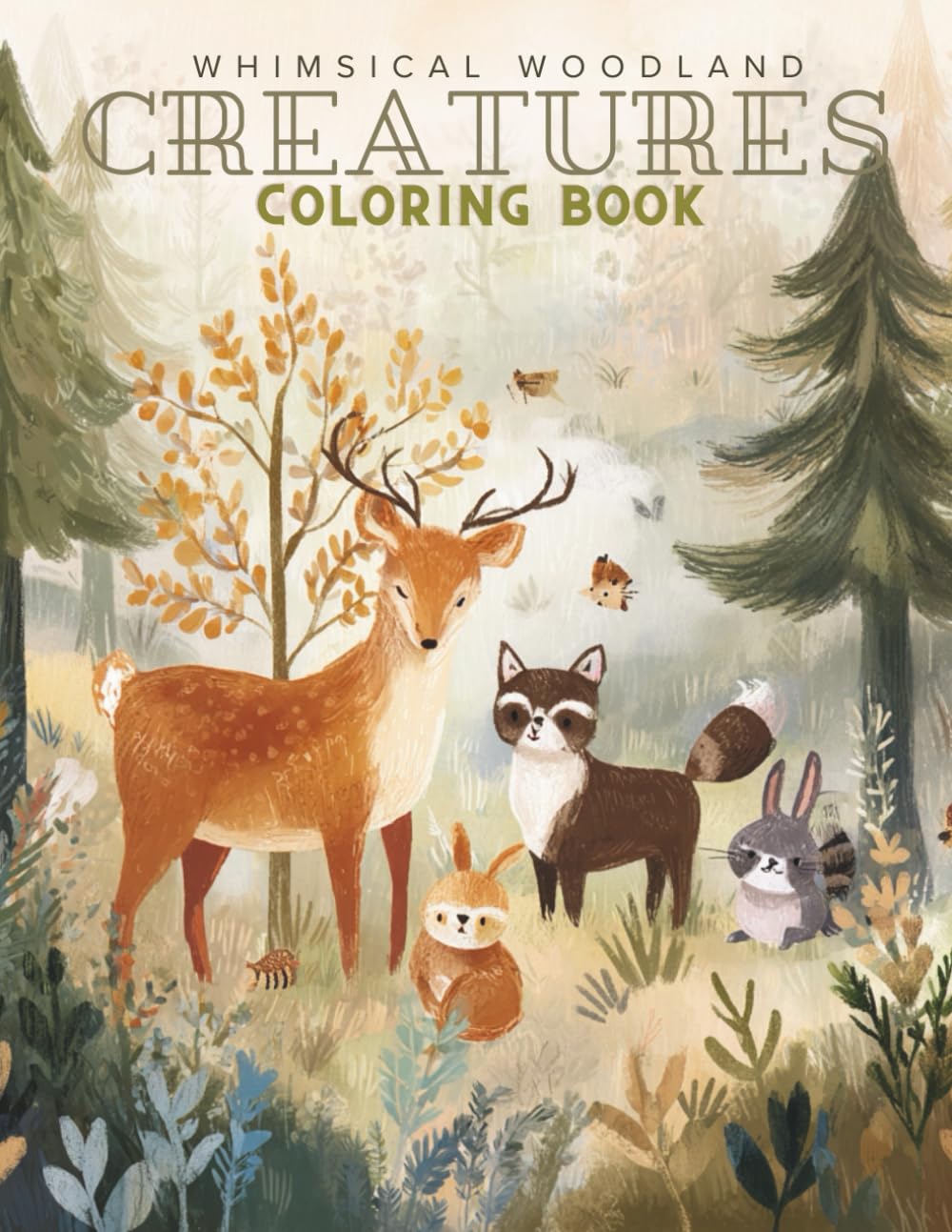 Whimsical Woodland Creatures Coloring Book