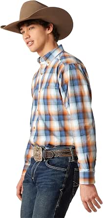 ARIAT Men's Pro Series Kane Classic Fit Shirt – Breathable, UV Protection Work & Casual Shirt - View #9