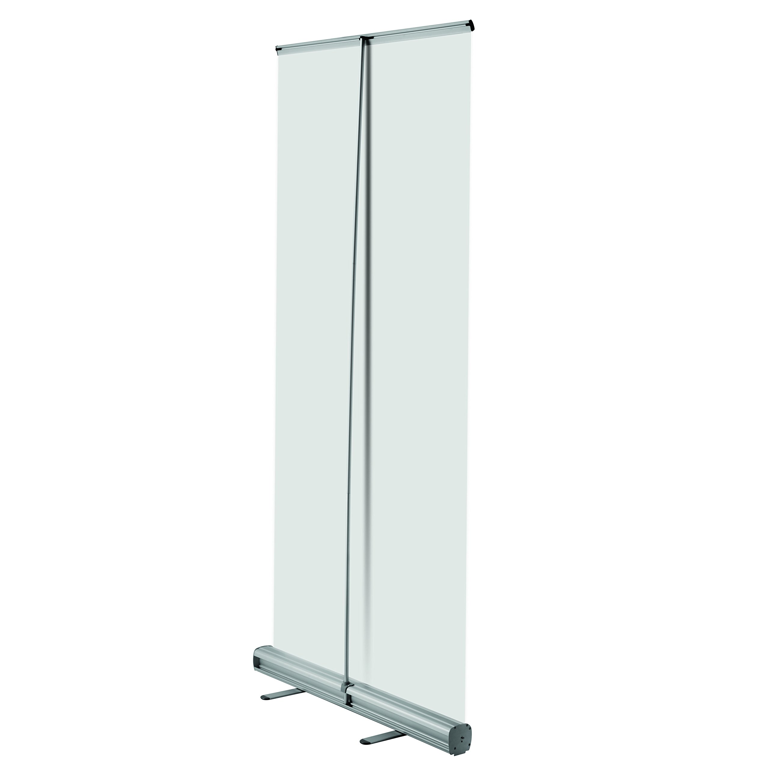 33x79 Retractable Banner Stand With Printing - Pop Up Trade Show Sign Display
