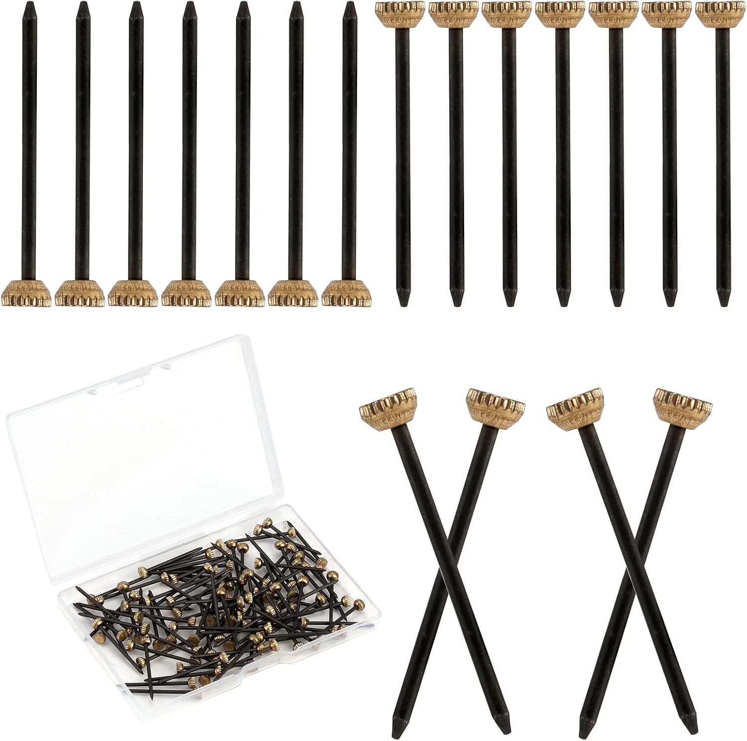 100 PCS Picture Hanging Tool Set Heavy Duty Picture Hangers & Nails