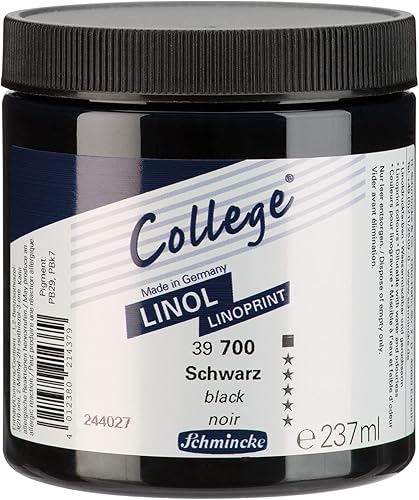 Miniatura 23 de Schmincke - College Linol, Tintas de impresión de lino para artistas, azul oscuro en tubo de 2.5 fl oz, 39450013, tinta de impresión de lino a base