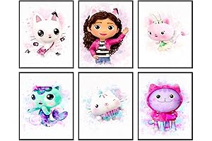 Gabby's Dollhouse Wall Art Decor: Enchanting Touches for Girls' Rooms