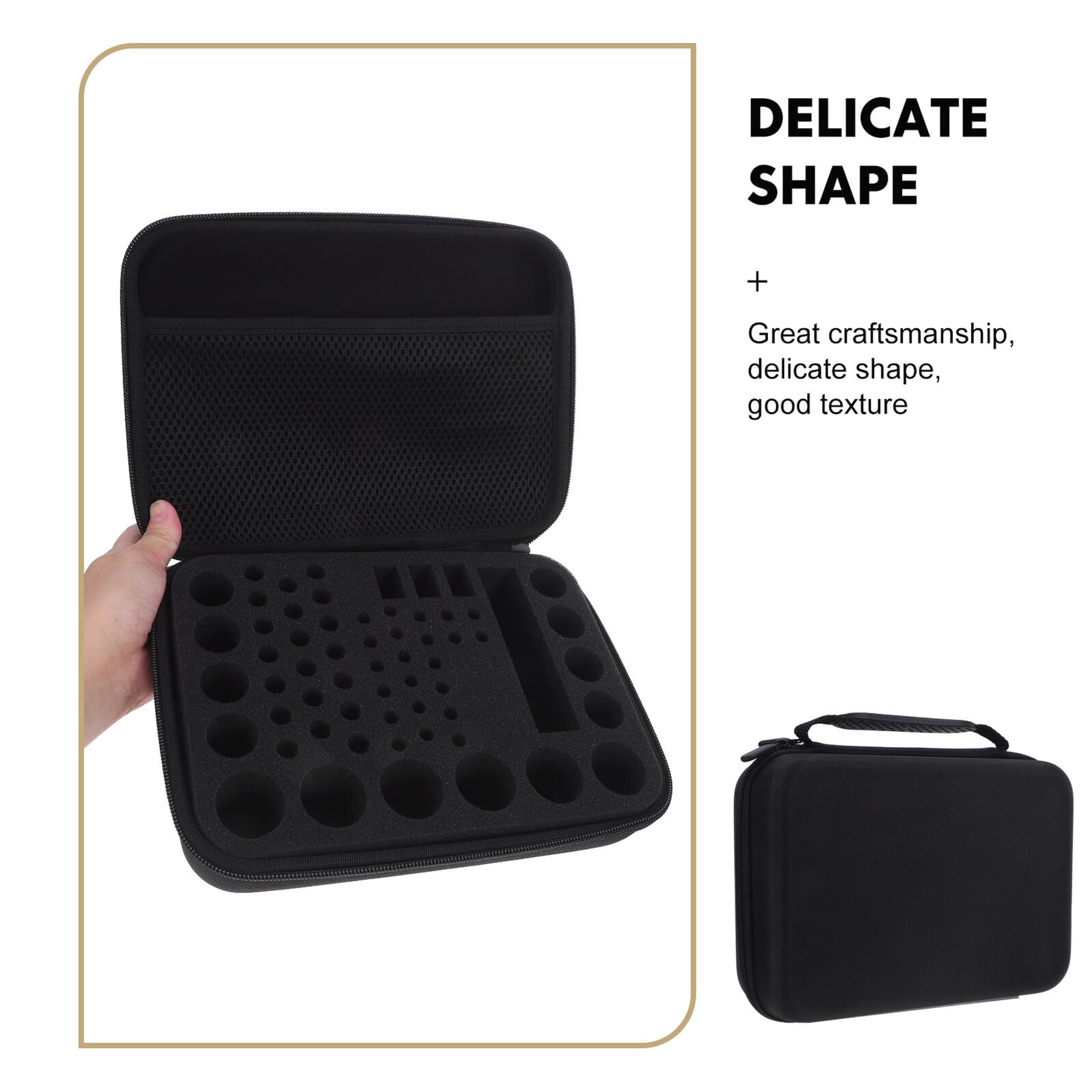 Estuche Organizador Portátil para Baterías AA y AAA, Caja Pequeña Rígida para Almacenamiento Seguro, Soporte Compacto para Pilas, Adecuado para Viaje y Uso Doméstico