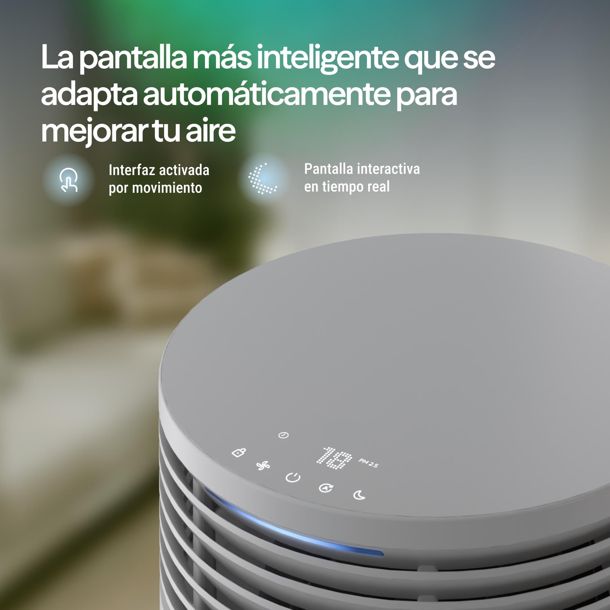 BLUEAIR Blue Signature Medium Purificador de Aire – Purificación inteligente ultrasilenciosa para interiores amplios de hasta 86m² | Tecnología avanzada HEPASilent