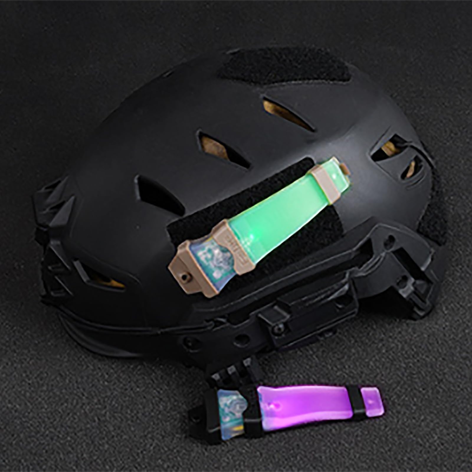 Tacticals Casco Seguridad Luz Intermitente Exterior Caza Luz de Supervivencia Personales Identificación Marcador Luz Regalo Supervivencia Linterna