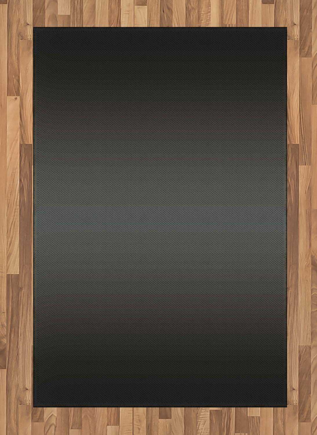 Ambesonne Ombre Area Rug, Dark Fumes and Black Smoke Car Related Elements Inspired Modern Design, Fl