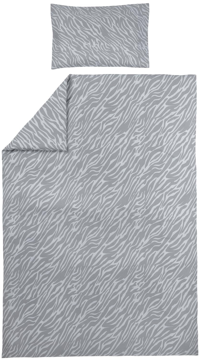 Housse de couette motif zèbre Meyco pour une chambre d'ado moderne