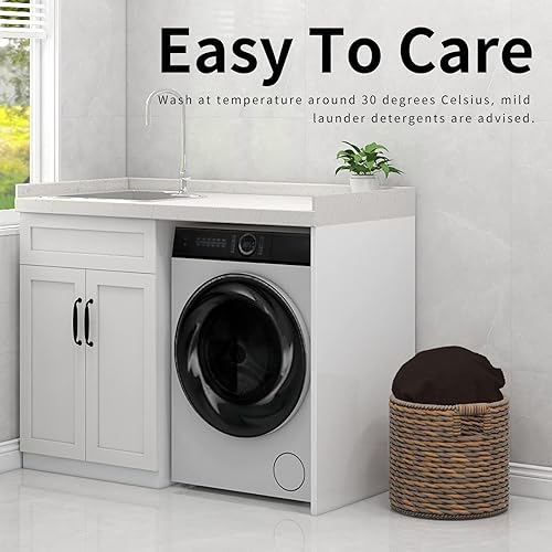 Miniatura 7 de ISSUNTEX Fundas de sofá gruesas de alta elasticidad, funda suave para sofá de 3 cojines separados, funda de sofá de tela jacquard, protector de