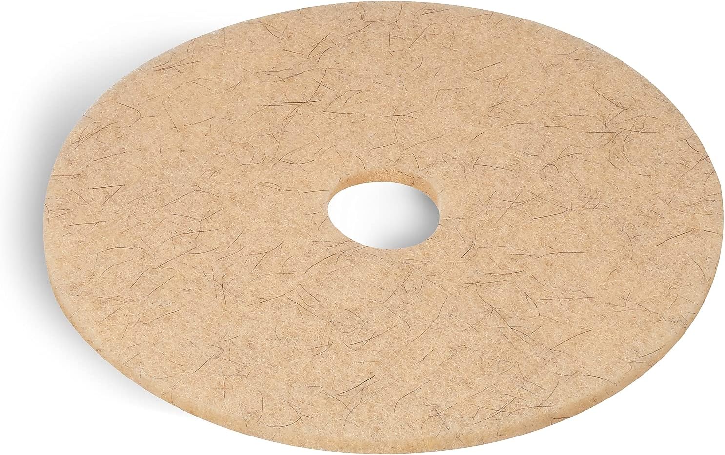 Coastwide Professional 20" Burnishing Floor Pad, Tan, 5/Carton