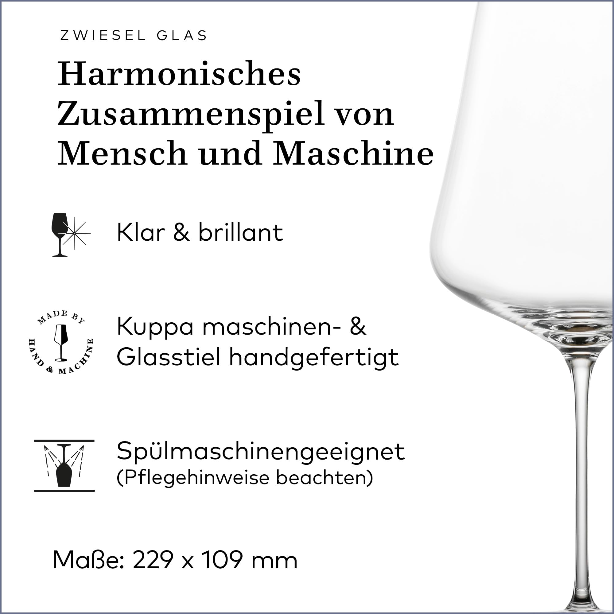 Zwiesel Glas Copas de vino tinto de color burdeos Duo (juego de 2 unidades), de color burdeos hechas a mano y a máquina, para vino tinto y bebidas pulverizadas, vasos de cristal Tritán aptos para