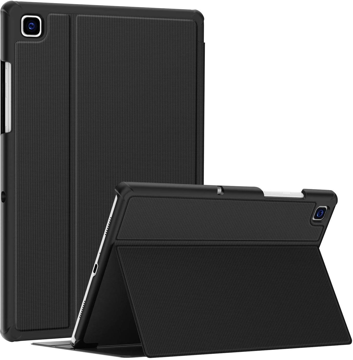 Soke Case For Samsung Galaxy Tab A7 10.4 (2020 Model SM-T500/T505/507), Folio Slim TPU Smart Protective Case, Multi- Viewing Angles for Samsung Galaxy Tab A7 10.4 Inch, Black