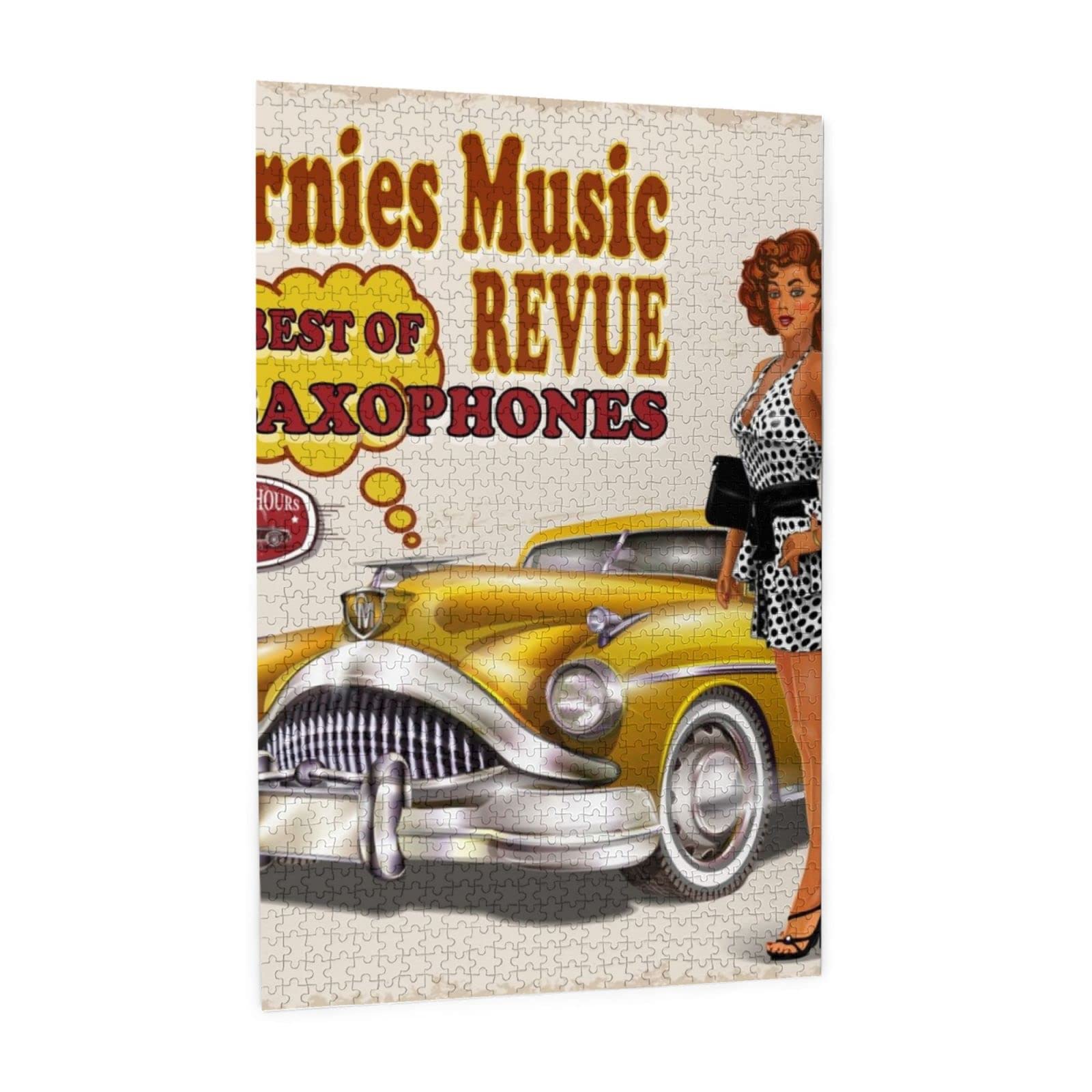 Amazon.co.jp: 1000ピース ジグソーパズル 西海岸 アメ車 ルート66