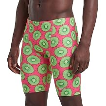 Sporti Mens Athletic Jammer Swimsuit, Abstract Printed Training Suit