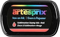 Vista 10 de Artesprix Almohadilla de tinta de sublimación para manualidades, estampado y pintura, naranja