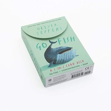 Go Fish: A 3-in-1 Card Deck: Card Games Include Go Fish, Concentration, and Snap