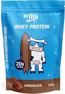 Whey Concentrado, Mais Mu, Sabor Chocolate, 20g de proteína - 900g