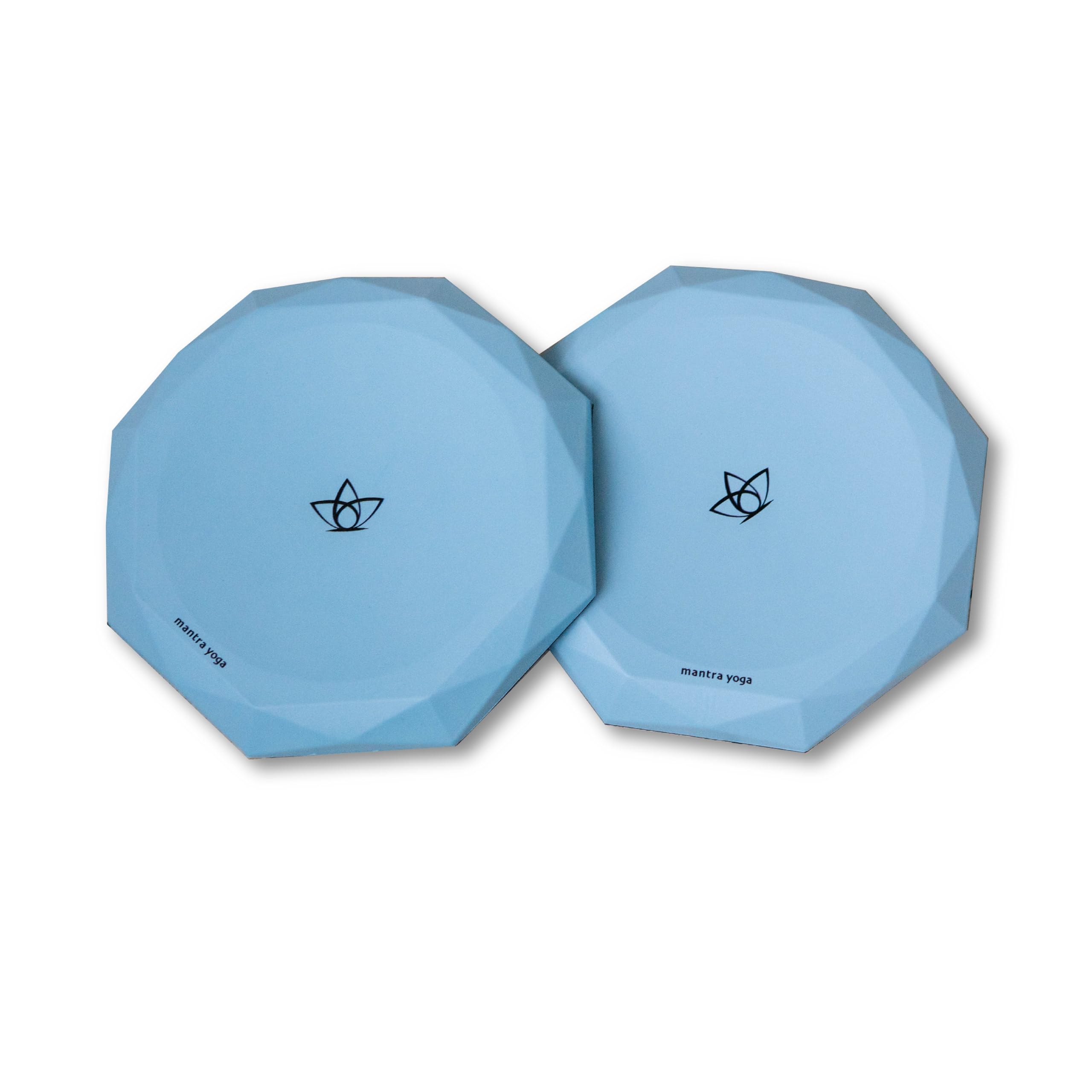 Mantra Yoga Knee Pads (Set of 2) – Extra Thick & Non-Slip Pads for Yoga, Pilates & Fitness – Ergonomic Design for Joint Protection – Lightweight, Portable & Durable Foam