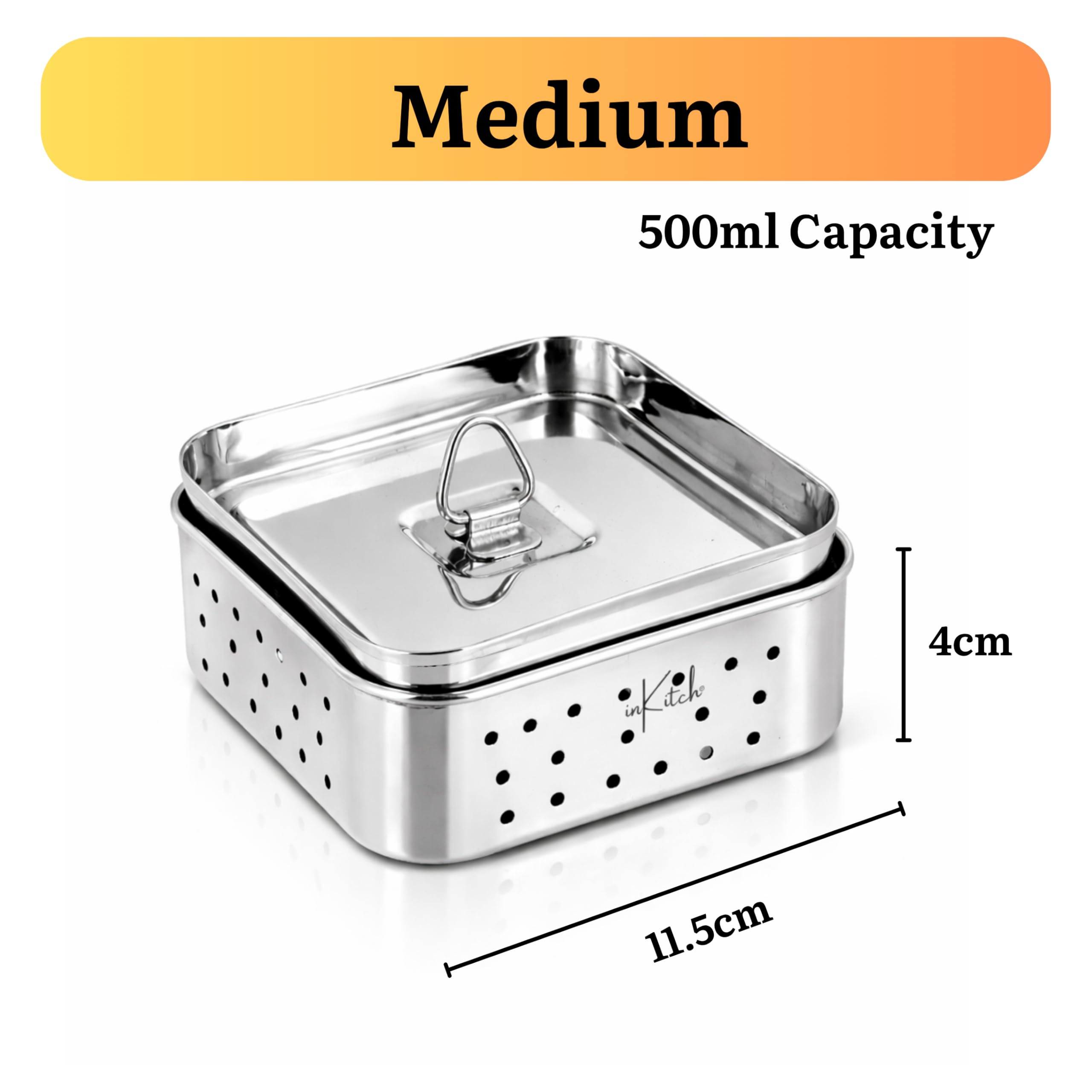 Stainless Steel Paneer Press - Make Homemade Cheese -2