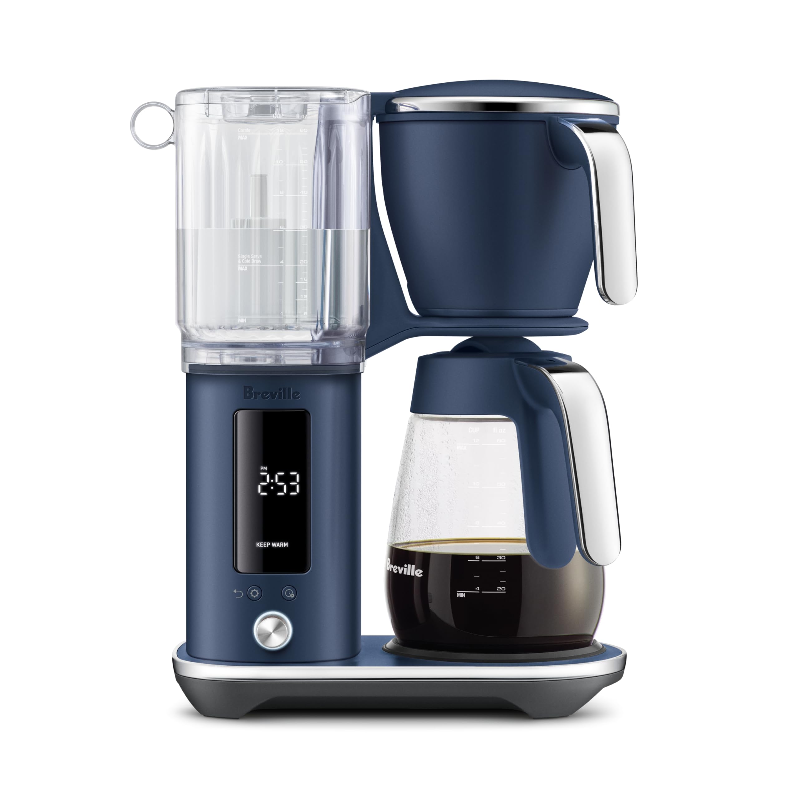 Breville BDC415DBL Luxe Brewer Glass Carafe, Damson Blue