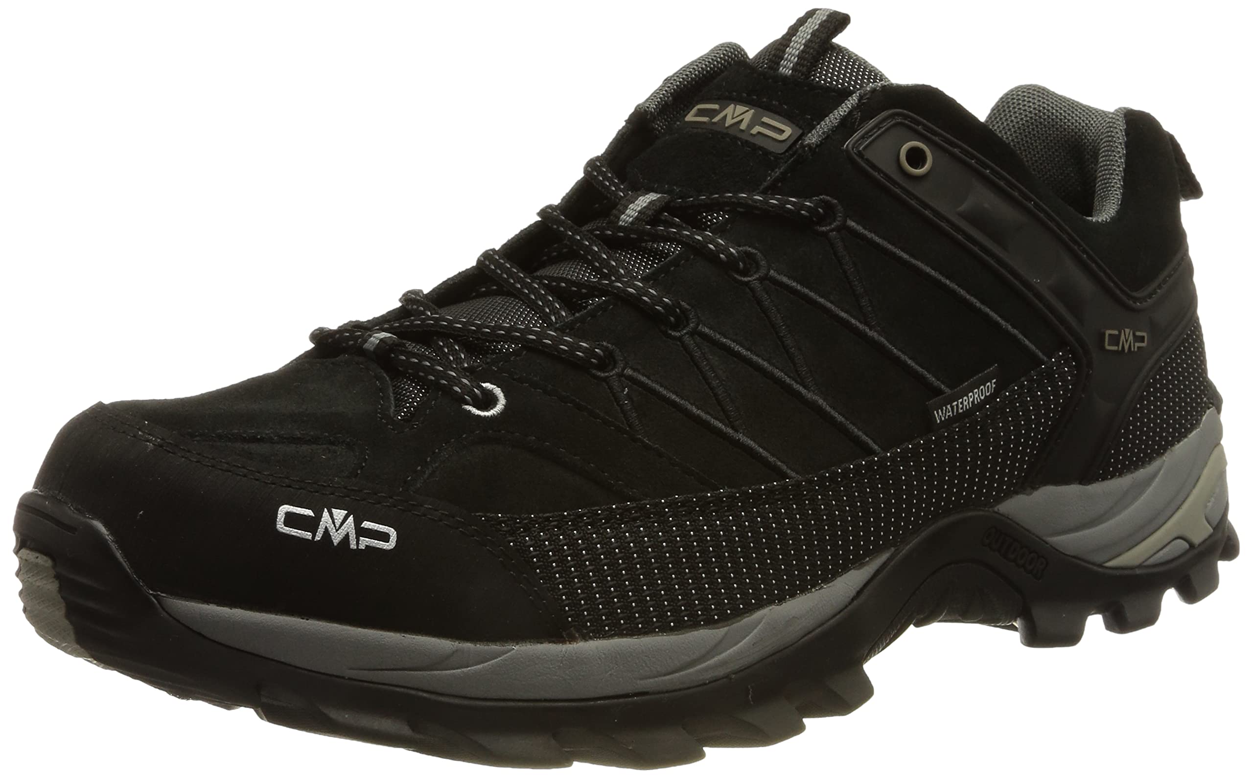 CMP Men's Low-Top Trekking Shoes, Nero Grey, 13