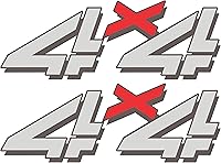 Vista 1 de Calcomanías 4x4 para camiones Chevy Silverado 1998-2007 laterales 1500 2500 HD (recorte (despegue y pegue))